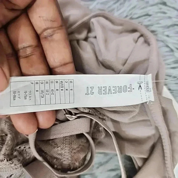 FOREVER 21 Sexy lace and sheer body suit. Nwt, small - Picture 6 of 7